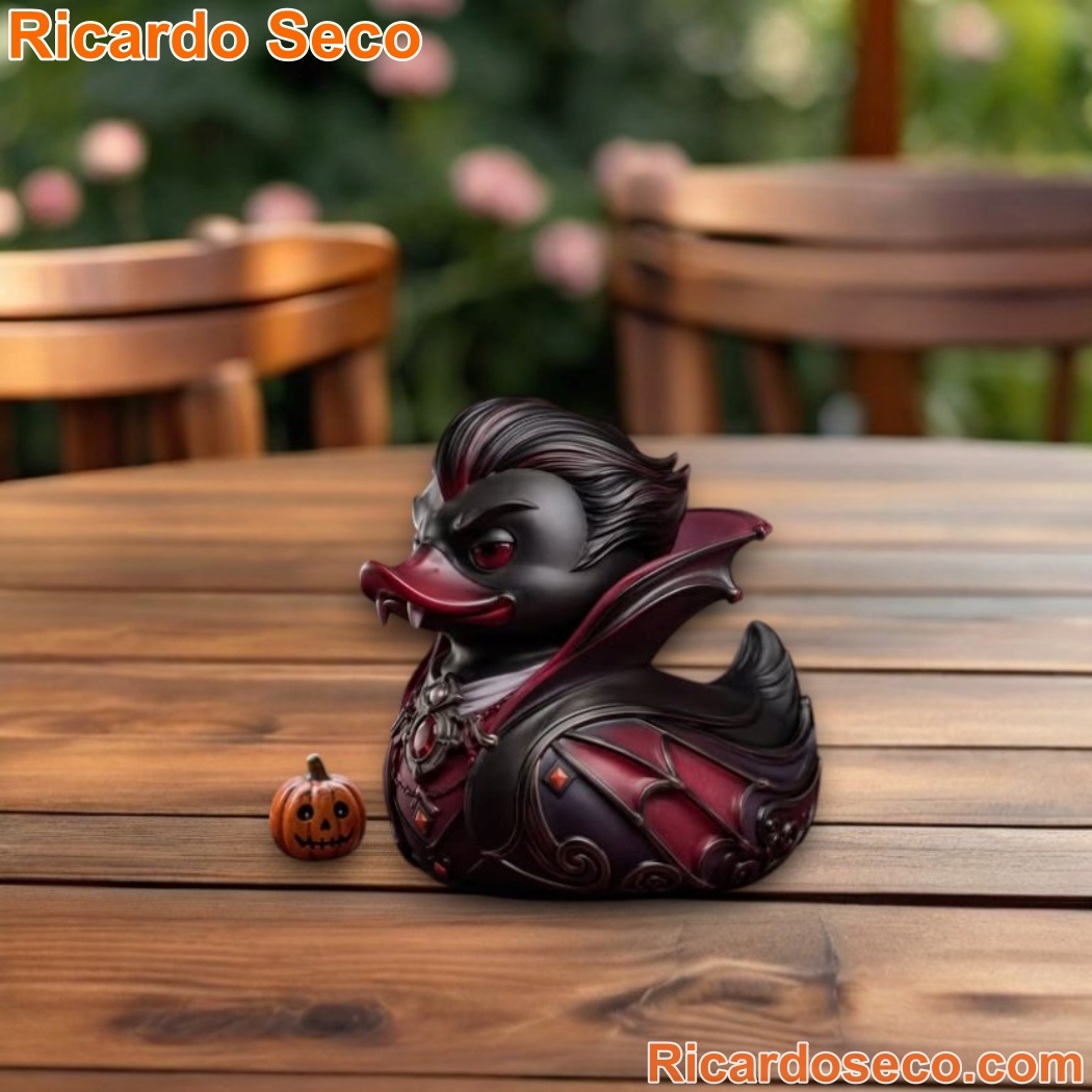 Halloween Dracula Collectible Duck U2w4jmH