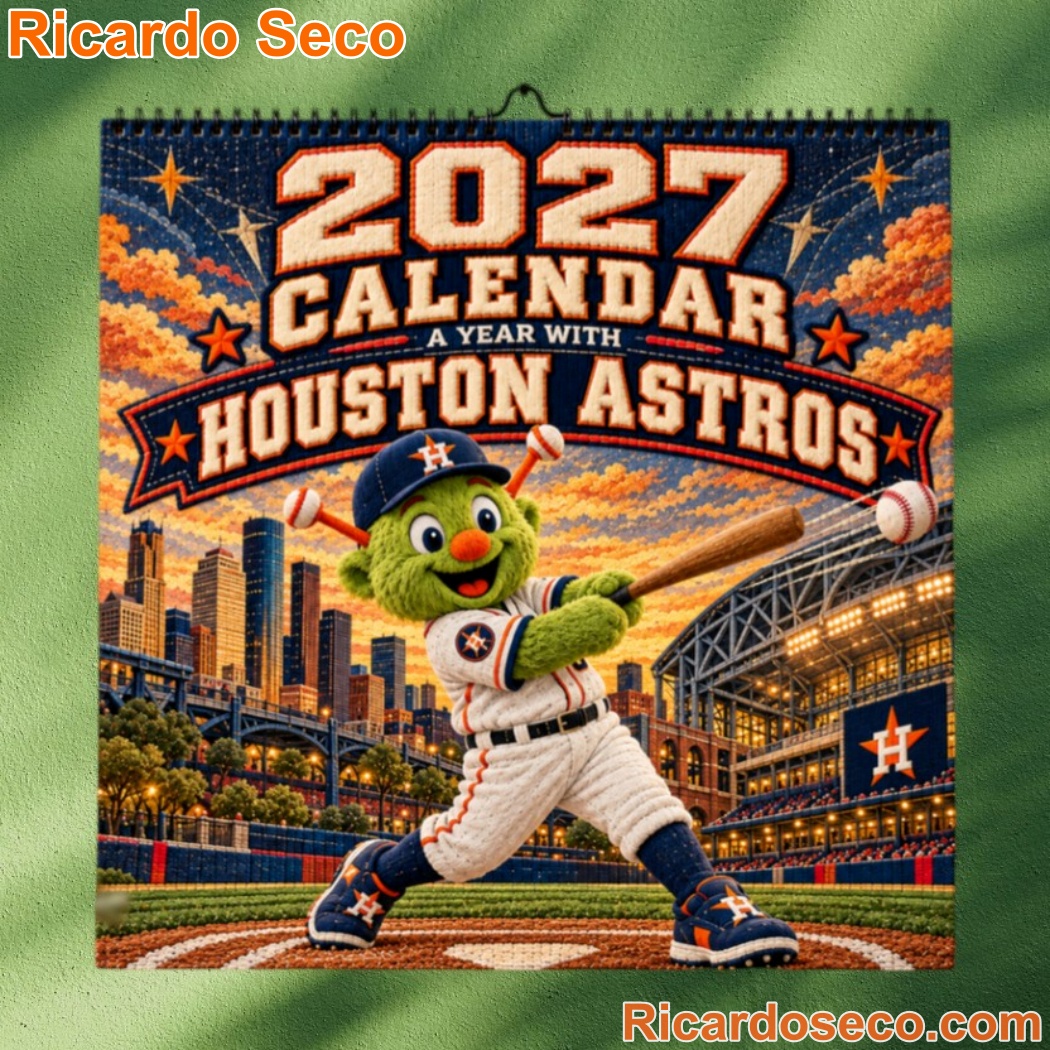 Houston Astros Orbit Mascot A Year With Astros 2027 Wall Calendar clCAR8u