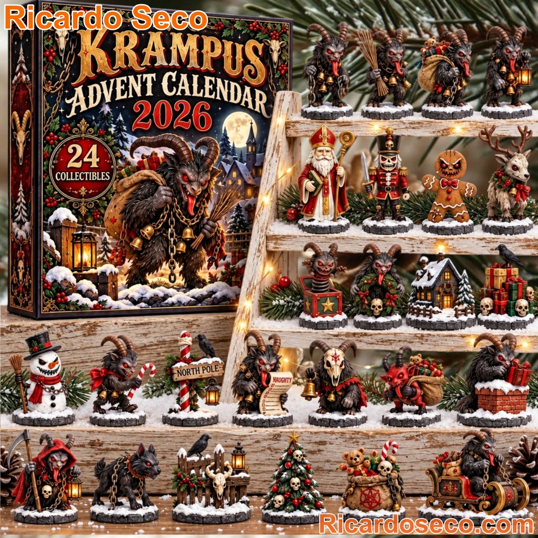 Krampus Dark Christmas Folklore & Wicked Holiday 2026 Advent Calendar-a KmgCEsl