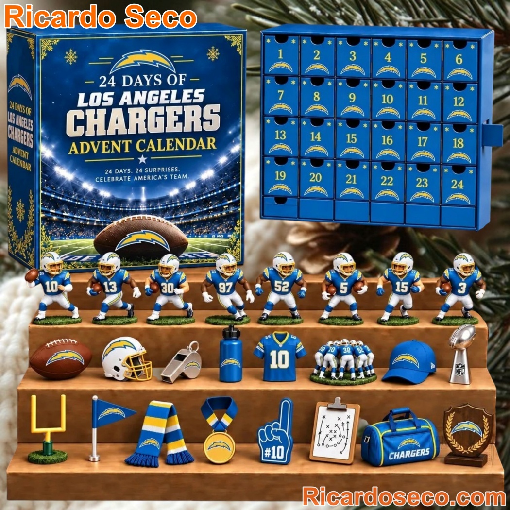 Los Angeles Chargers America's Team Advent Calendar Los Angeles Chargers America's Team Advent Calendar NF6Yqw5