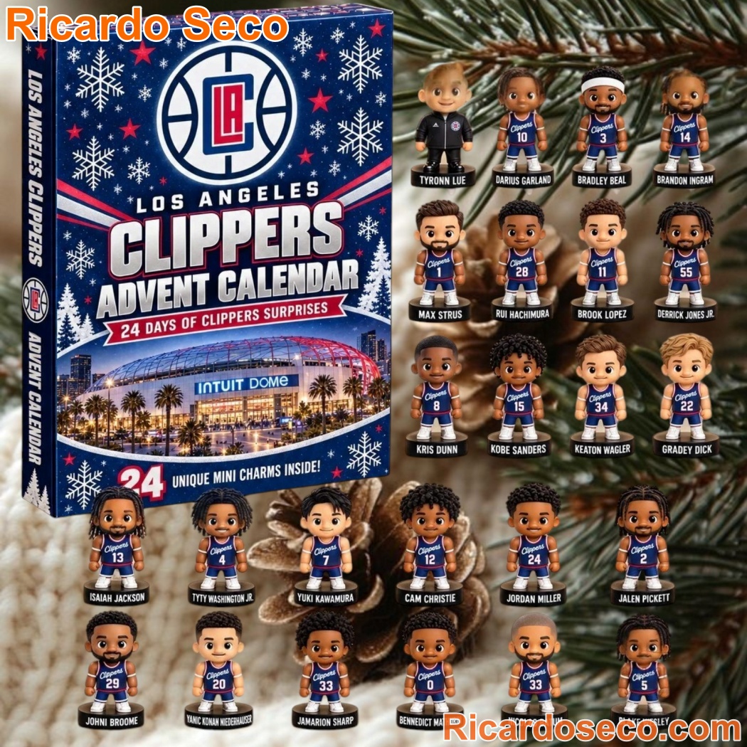 Los Angeles Clippers NBA Advent Calendar Los Angeles Clippers NBA Advent Calendar FXbItCM