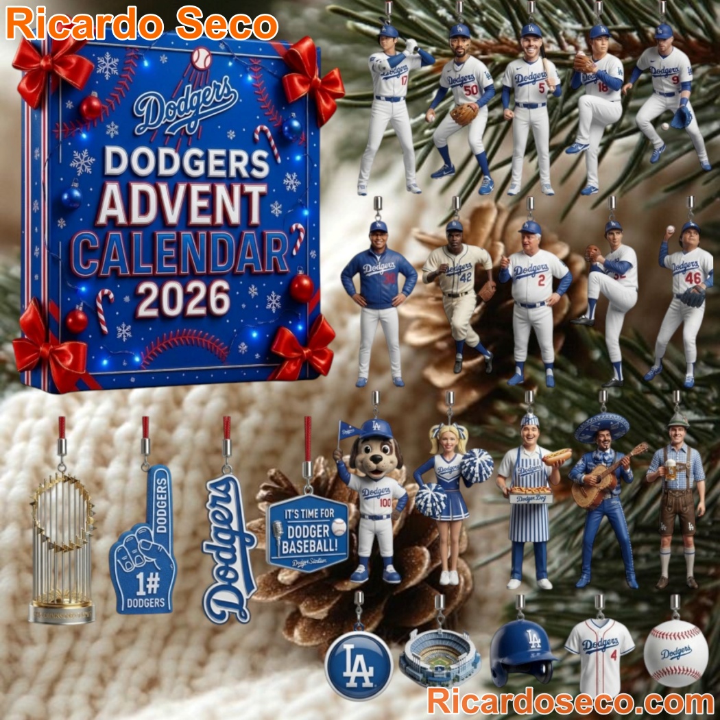 Los Angeles Dodgers 2026 Holiday Collector Advent Calendar-a r1pmMAJ
