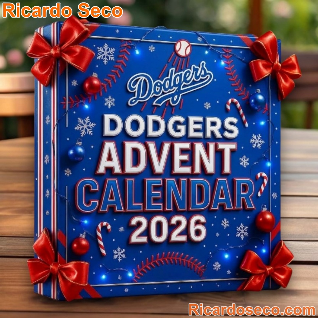 Los Angeles Dodgers 2026 Holiday Collector Advent Calendar jX6mrqd