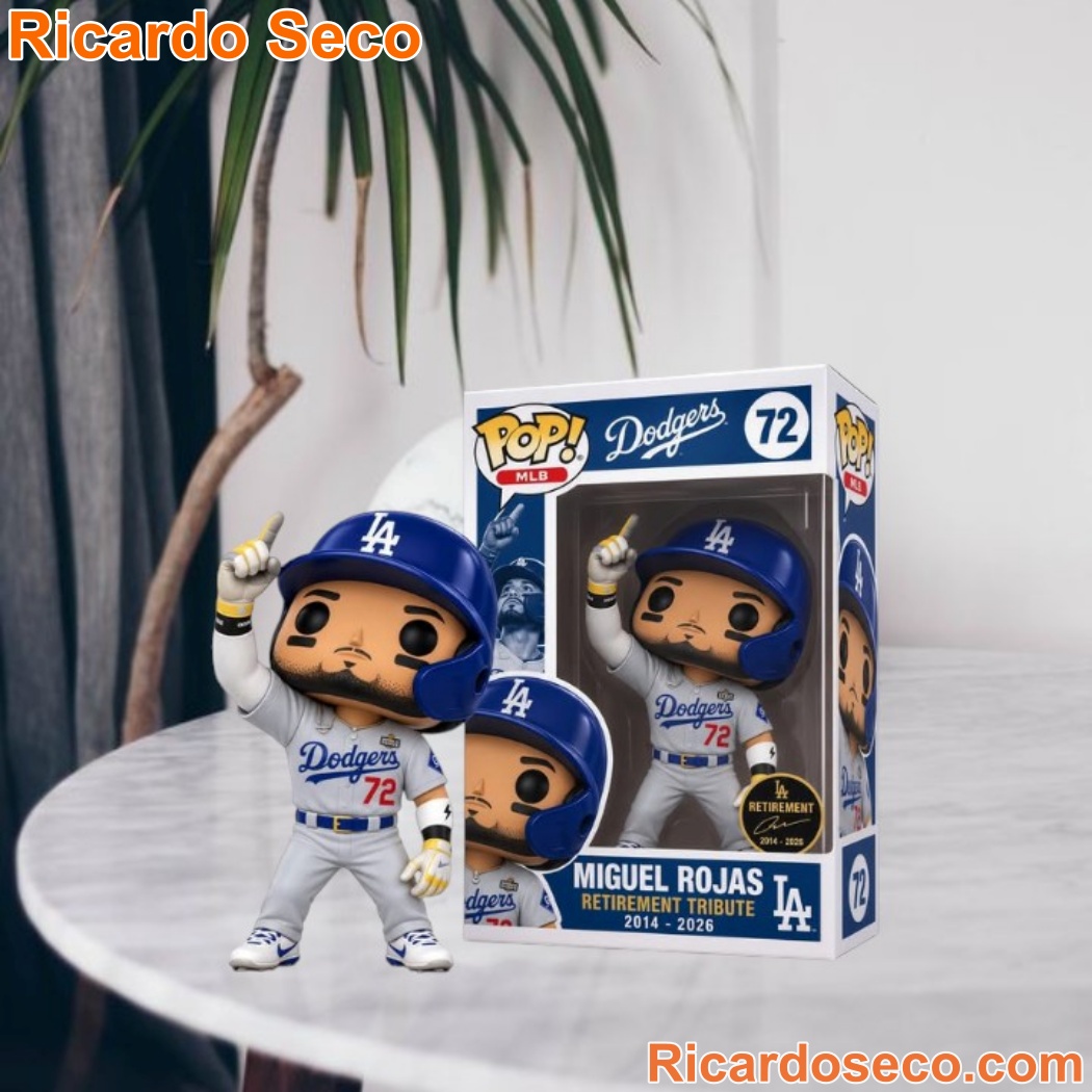 Los Angeles Dodgers Miguel Rojas Retirement Tribute 2014-2026 Vinyl Figure Los Angeles Dodgers Miguel Rojas Retirement Tribute 2014-2026 Vinyl Figure wXuo0jR
