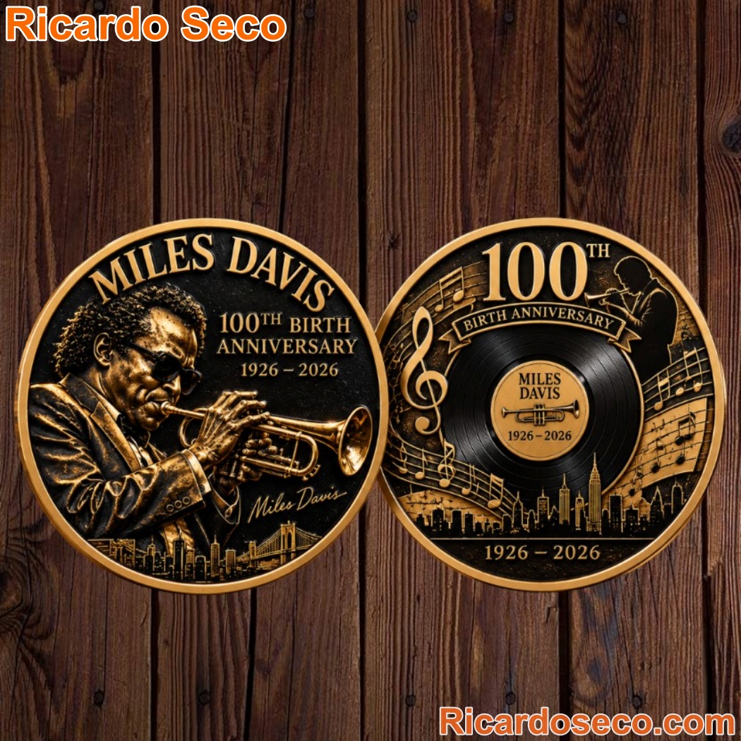 Miles Davis 100th Birth Anniversary Commemorative Coin Miles Davis 100th Birth Anniversary Commemorative Coin OV7vUlK
