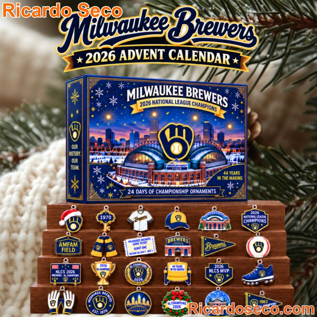 Milwaukee Brewers 2026 NL Champions Advent Calendar-a a7CNiR8