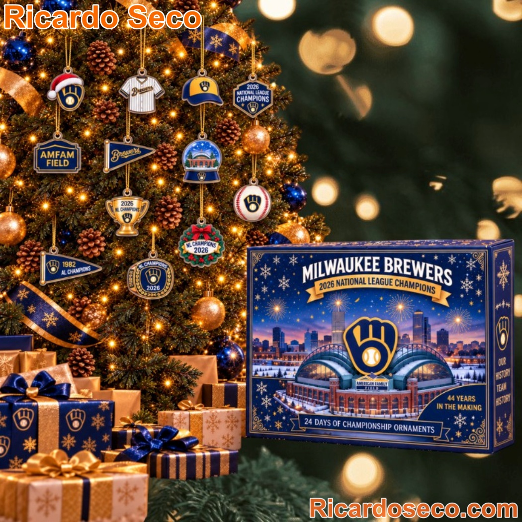 Milwaukee Brewers 2026 NL Champions Advent Calendar-b ZItVlEh