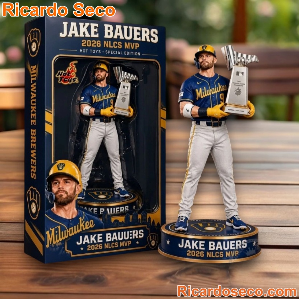 Milwaukee Brewers 2026 NLCS MVP Jake Bauers Special Edition Figure 5thJB4Q