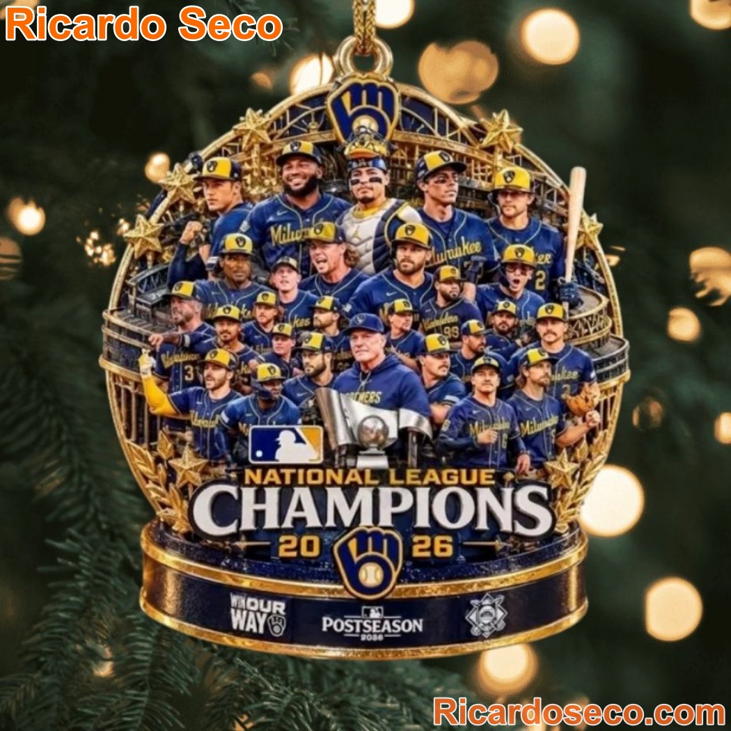 Milwaukee Brewers National League Champions 2026 Christmas Ornament Milwaukee Brewers National League Champions 2026 Christmas Ornament Q8dDk0e