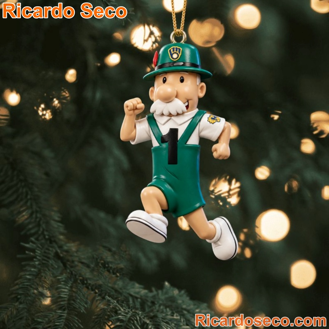 Milwaukee Brewers Racing Sausage Ornaments 90o6y8V