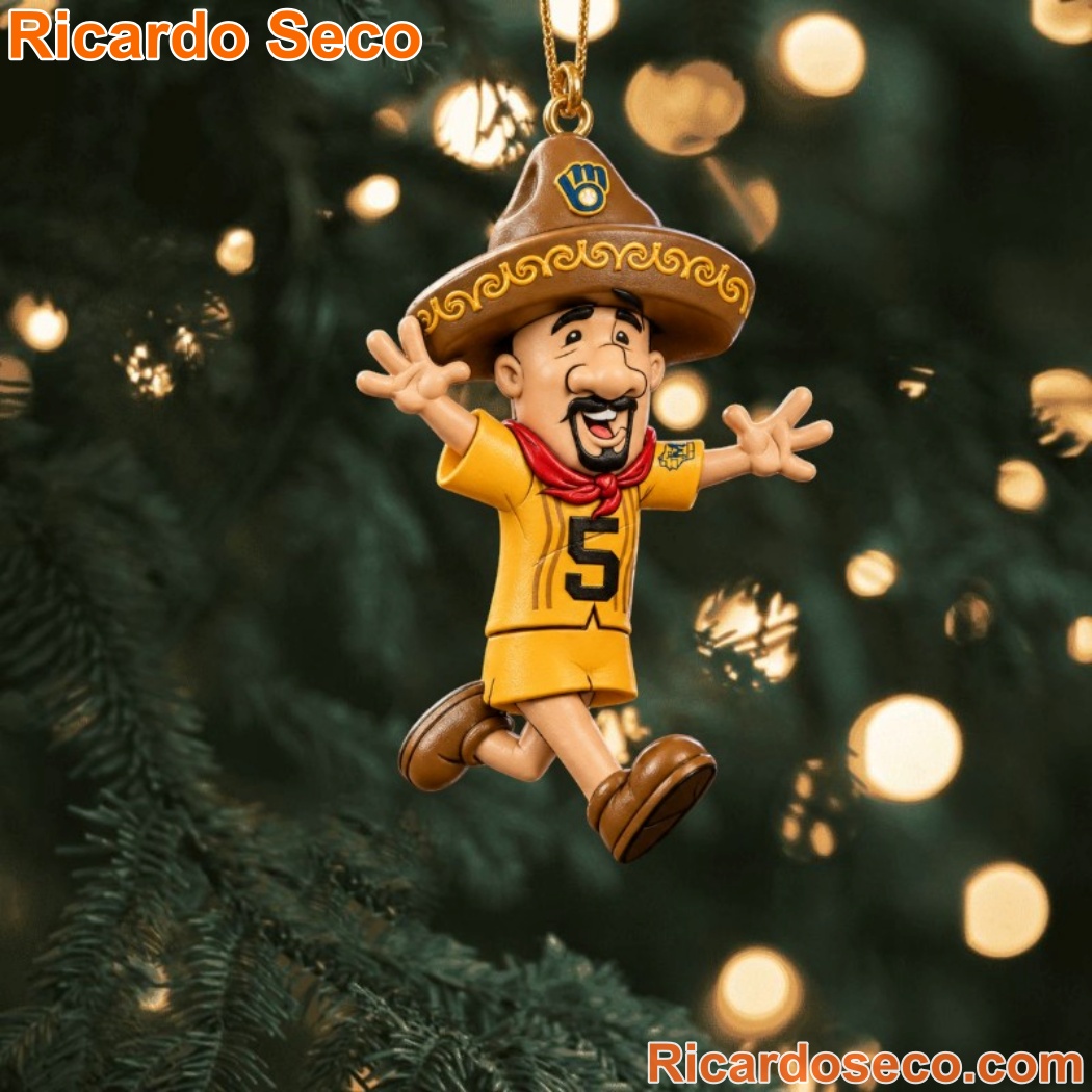Milwaukee Brewers Racing Sausage Ornaments-x MWXzDRs