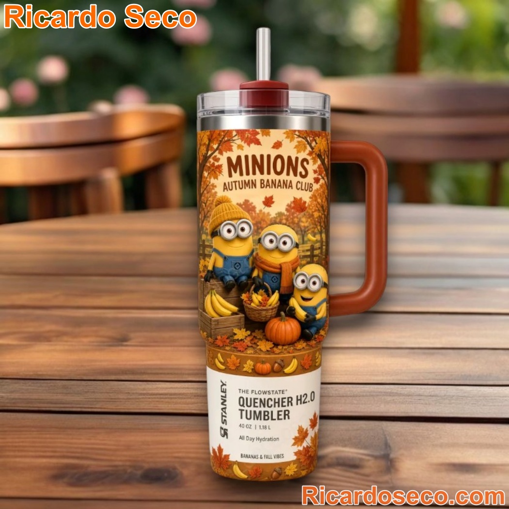 Minions Autumn Banana Club Thanksgiving Tumbler With Handle Minions Autumn Banana Club Thanksgiving Tumbler With Handle lP8UVRS