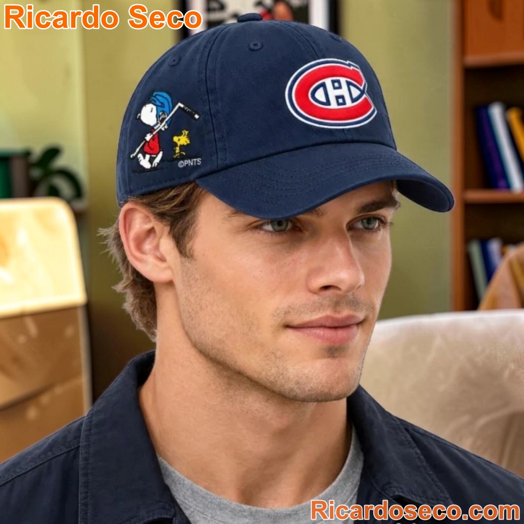 Montreal Canadiens NHL Snoopy Baseball Classic Cap-a Montreal Canadiens NHL Snoopy Baseball Classic Cap-a cUDMfSx
