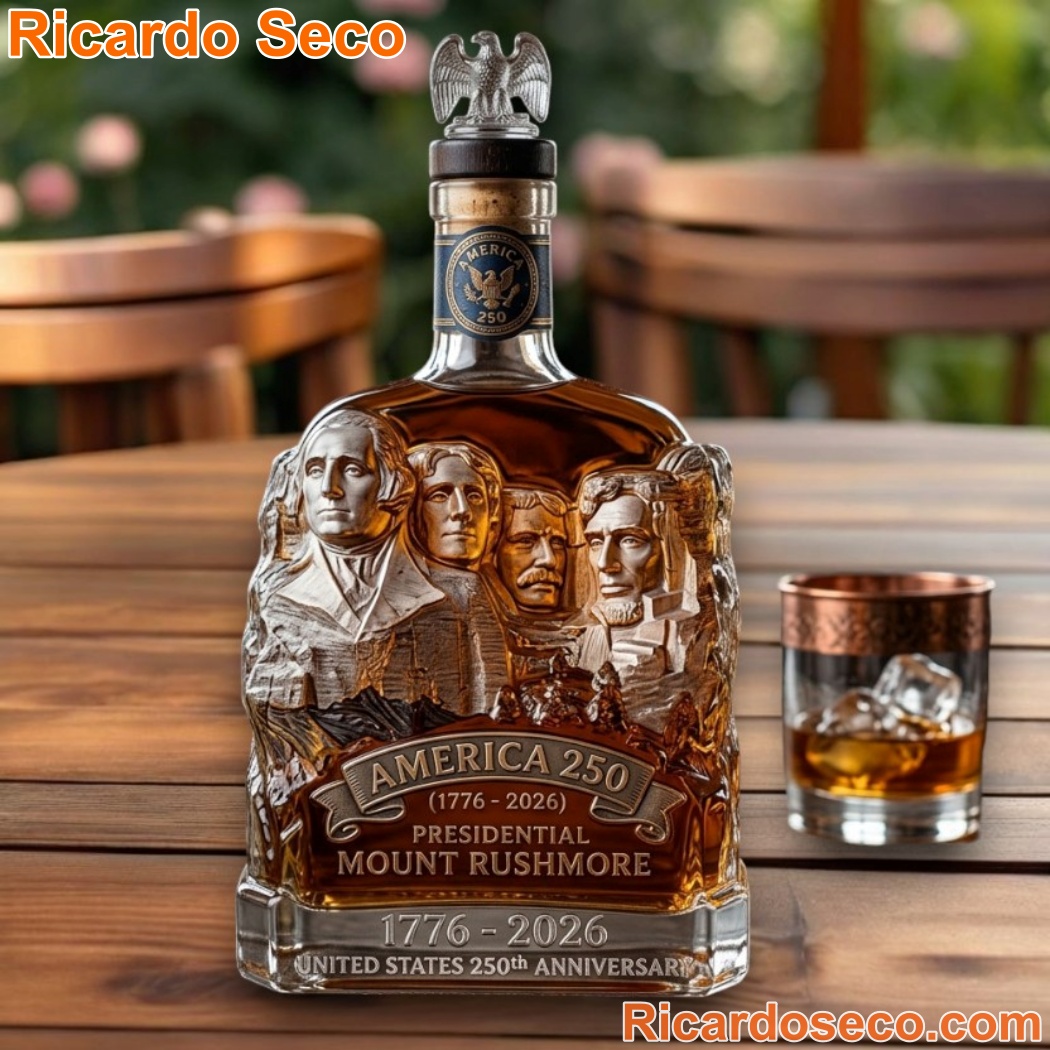 Mount Rushmore 1776-2026 250 Years Whiskey Decanter W3GOQpTxbJ JqAcZ9H