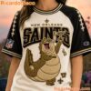 New Orleans Saints Louis Crocodile Premium 3D T-shirt-a RNhQ9eb