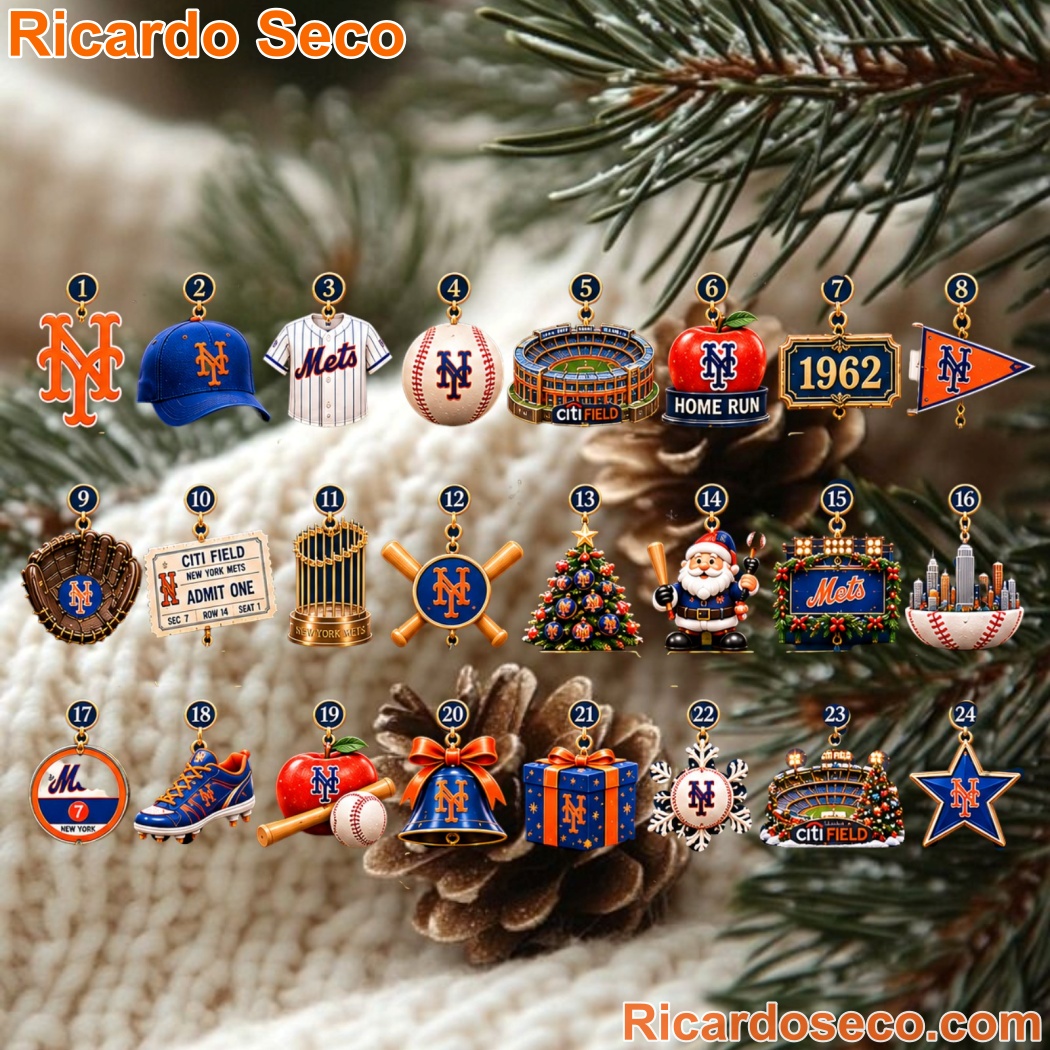 New York Mets Baseball Home Run Christmas Advent Calendar-a New York Mets Baseball Home Run Christmas Advent Calendar-a 68NxQsq