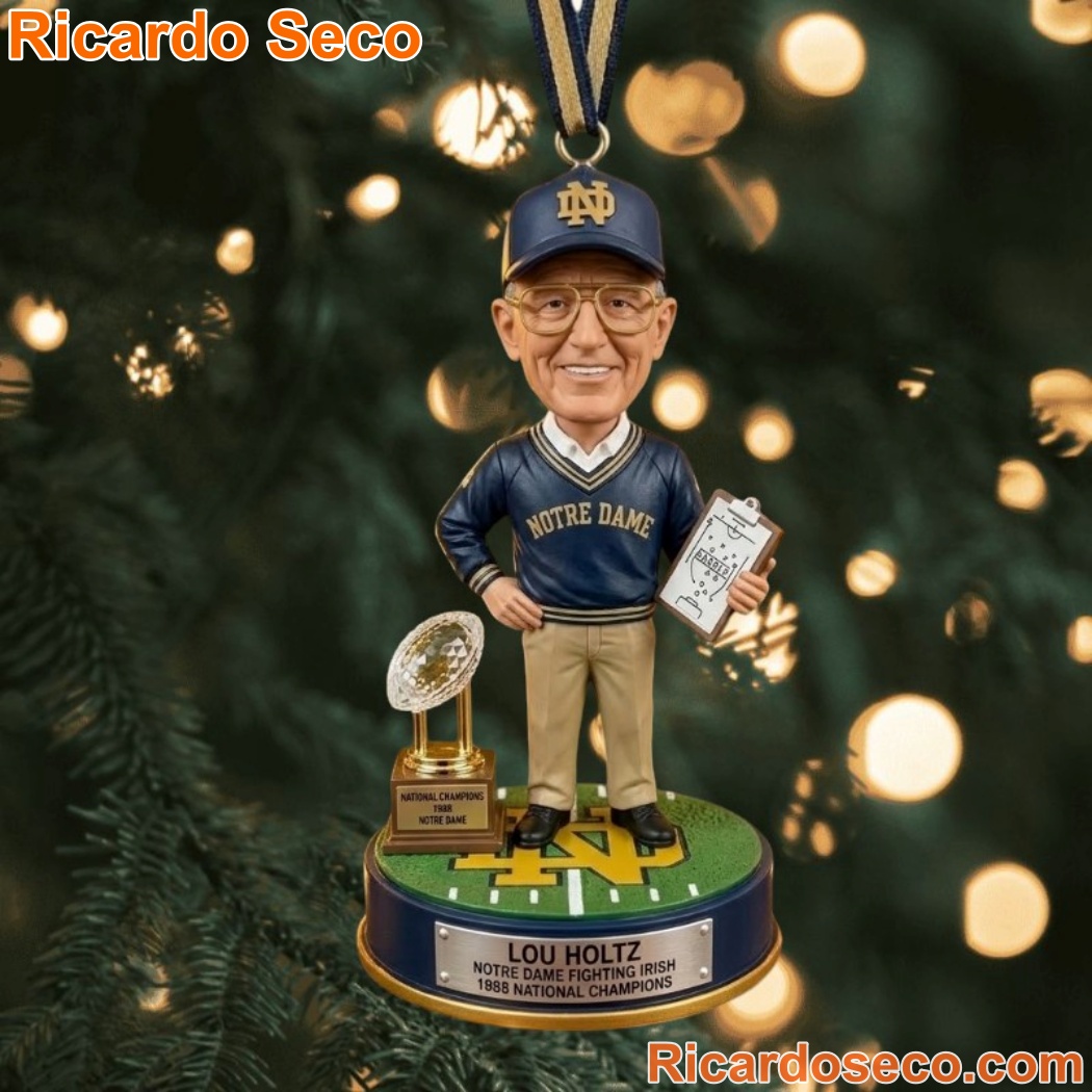 Notre Dame Fighting Irish Lou Holtz Legendary Coach Christmas Ornament Notre Dame Fighting Irish Lou Holtz Legendary Coach Christmas Ornament OTspeGA