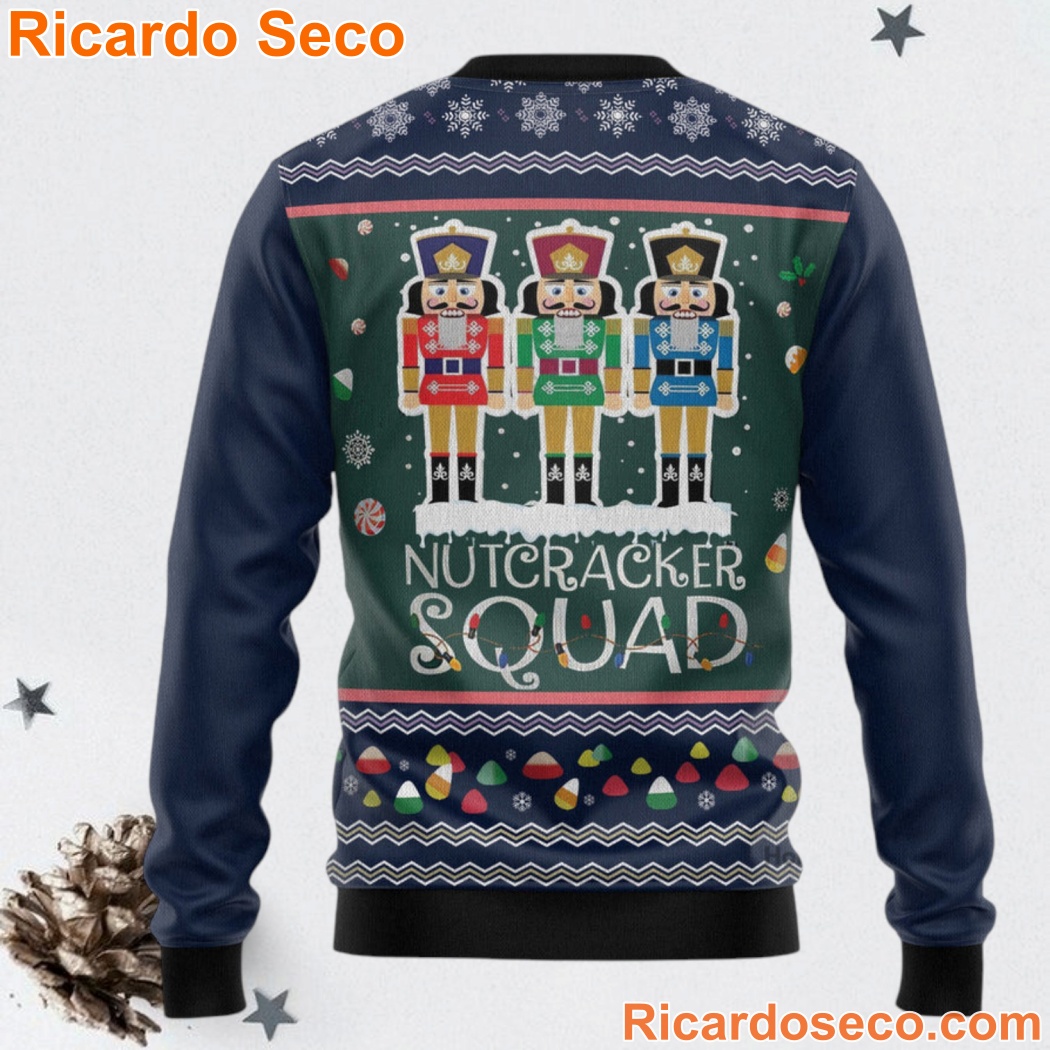 Nutcracker Squad Ugly Christmas Sweater-a wITZ0C3