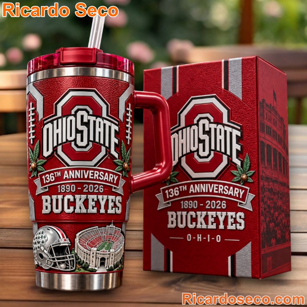 Ohio State Buckeyes 136 Years 1890-2026 Tumbler yNLrghY