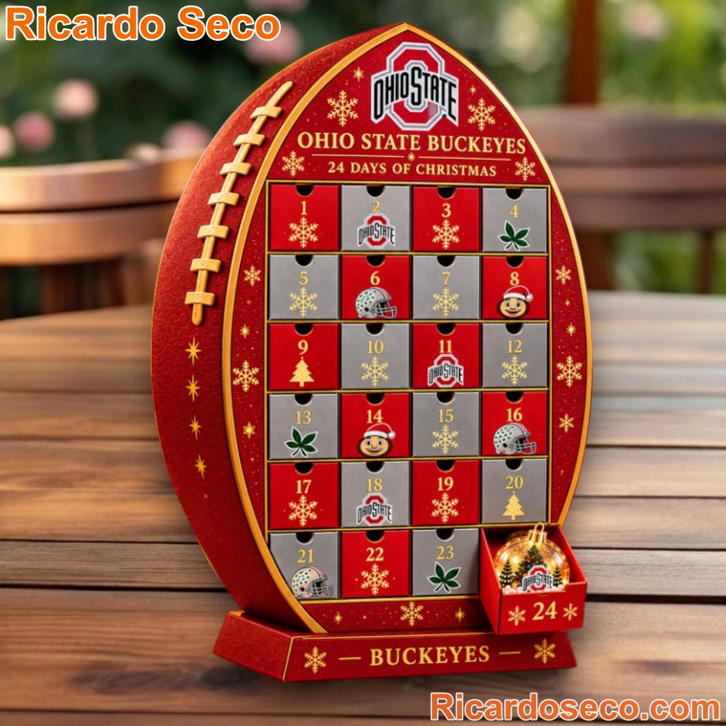 Ohio State Buckeyes Ball Ornaments Premium Advent Calendar Ohio State Buckeyes Ball Ornaments Premium Advent Calendar KoJkU2Y