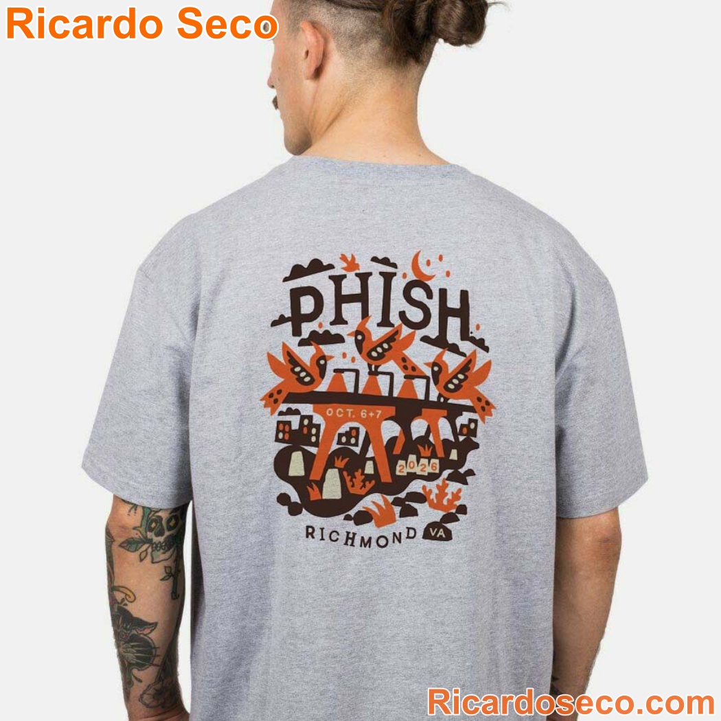 Phish Richmond 2026 Event Two Sided Shirt-b Phish Richmond 2026 Event Two Sided Shirt-b h7SgURc