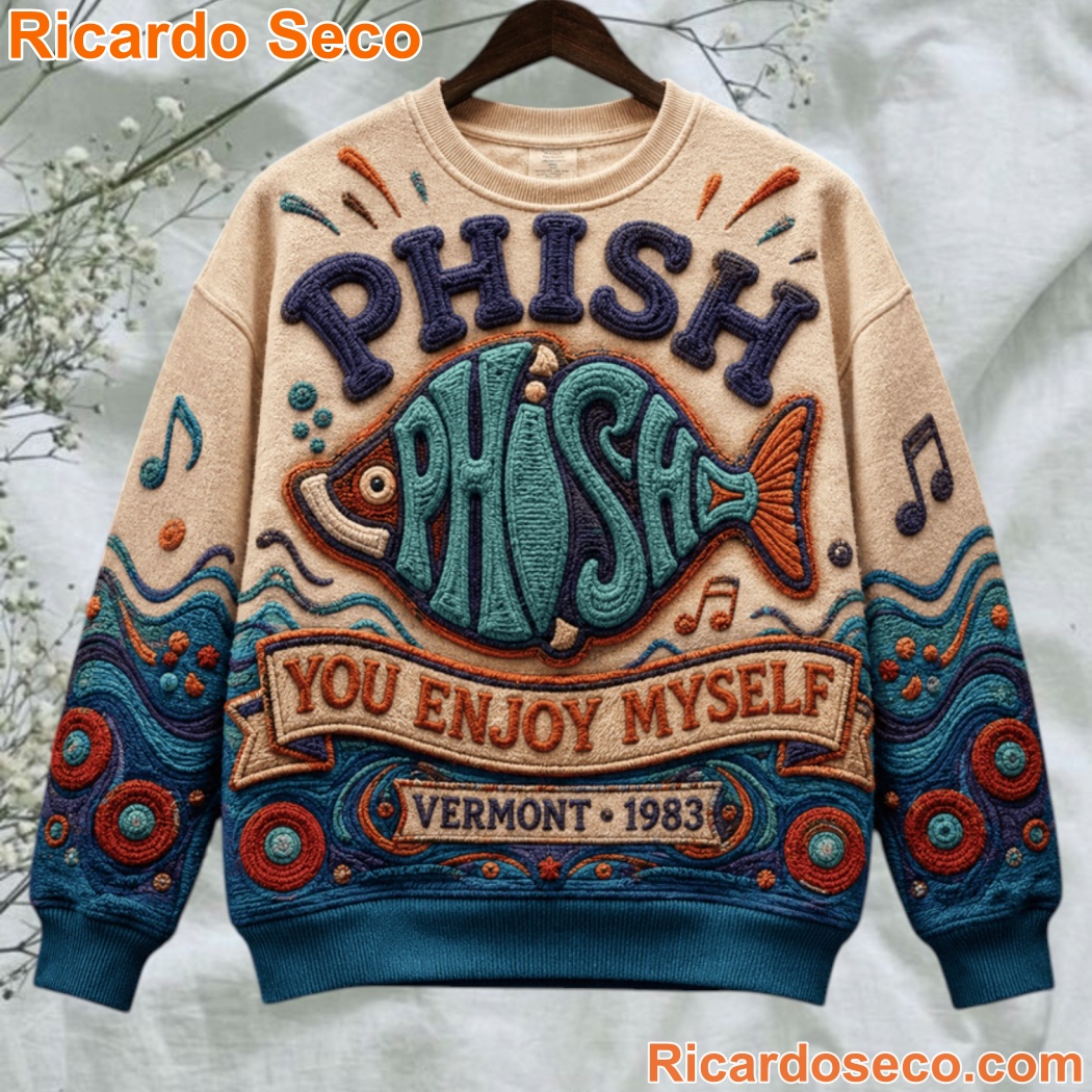 Phish Surrender To The Flow Vermont 1983 Merchandise Sweater SZ0tR9x