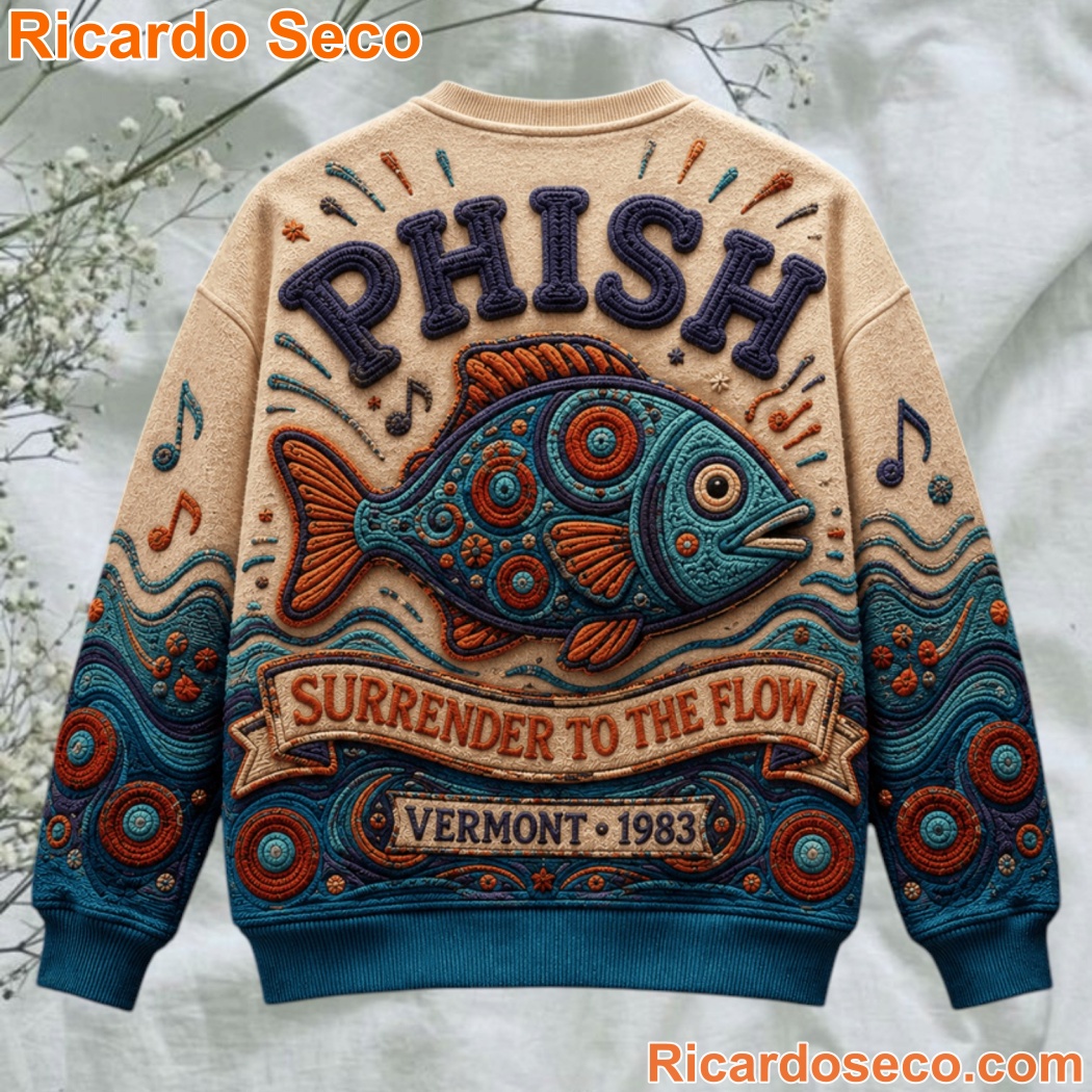 Phish Surrender To The Flow Vermont 1983 Merchandise Sweater-a AiTNz9o