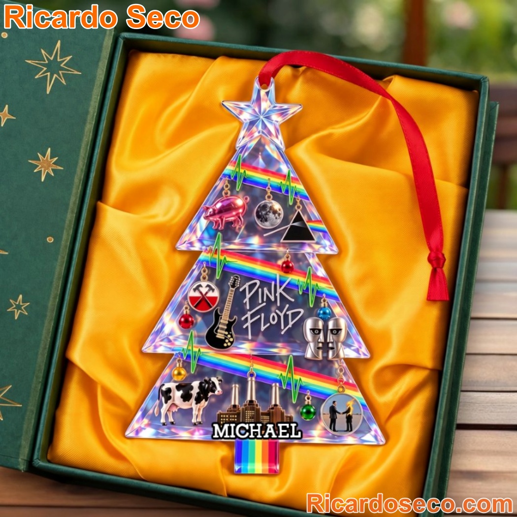Pink Floyd Triangle Personalized Christmas Tree Ornament Pink Floyd Triangle Personalized Christmas Tree Ornament drYAlhI