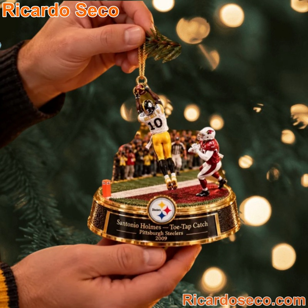 Pittsburgh Steelers 2009 Santonio Holmes Toe-Tap Catch Christmas Ornament-a Pittsburgh Steelers 2009 Santonio Holmes Toe-Tap Catch Christmas Ornament-a zrlHFsi
