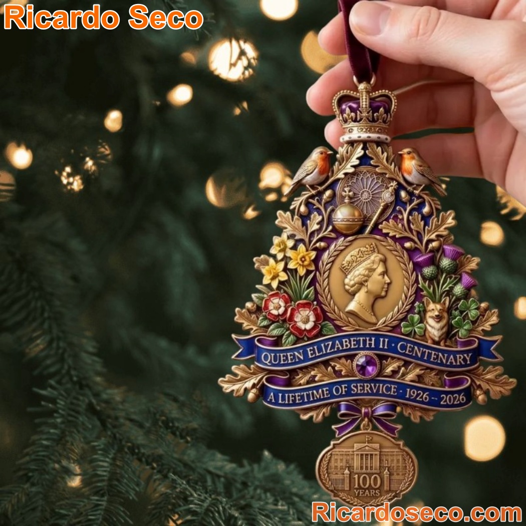 Queen Elizabeth II Christmas Ornament-a Rhe8DCL