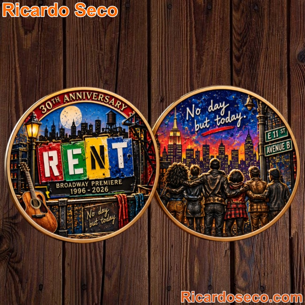 RENT Broadway Premiere 1996-2026 Commemorative Coin RENT Broadway Premiere 1996-2026 Commemorative Coin Qi16xkP