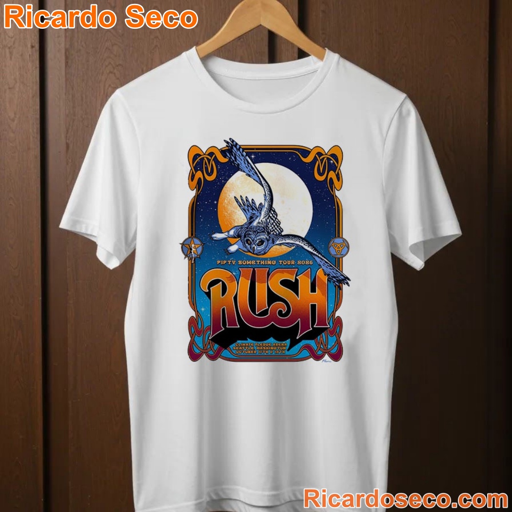 Rush Fifty Something Tour 2026 Event Poster Shirt Rush Fifty Something Tour 2026 Event Poster Shirt TGxDEHl