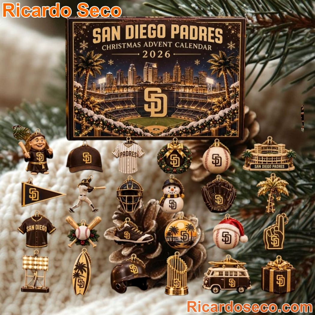 San Diego Padres Christmas 2026 Advent Calendar-a San Diego Padres Christmas 2026 Advent Calendar-a 6U5W0RI