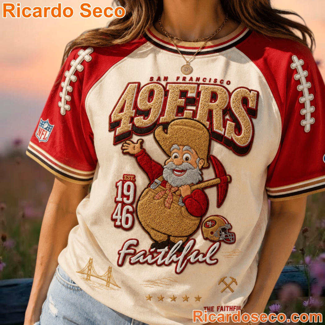 San Francisco 49ers Est 1946 Faithfull Premium 3D T-shirt-a HYuvUb9