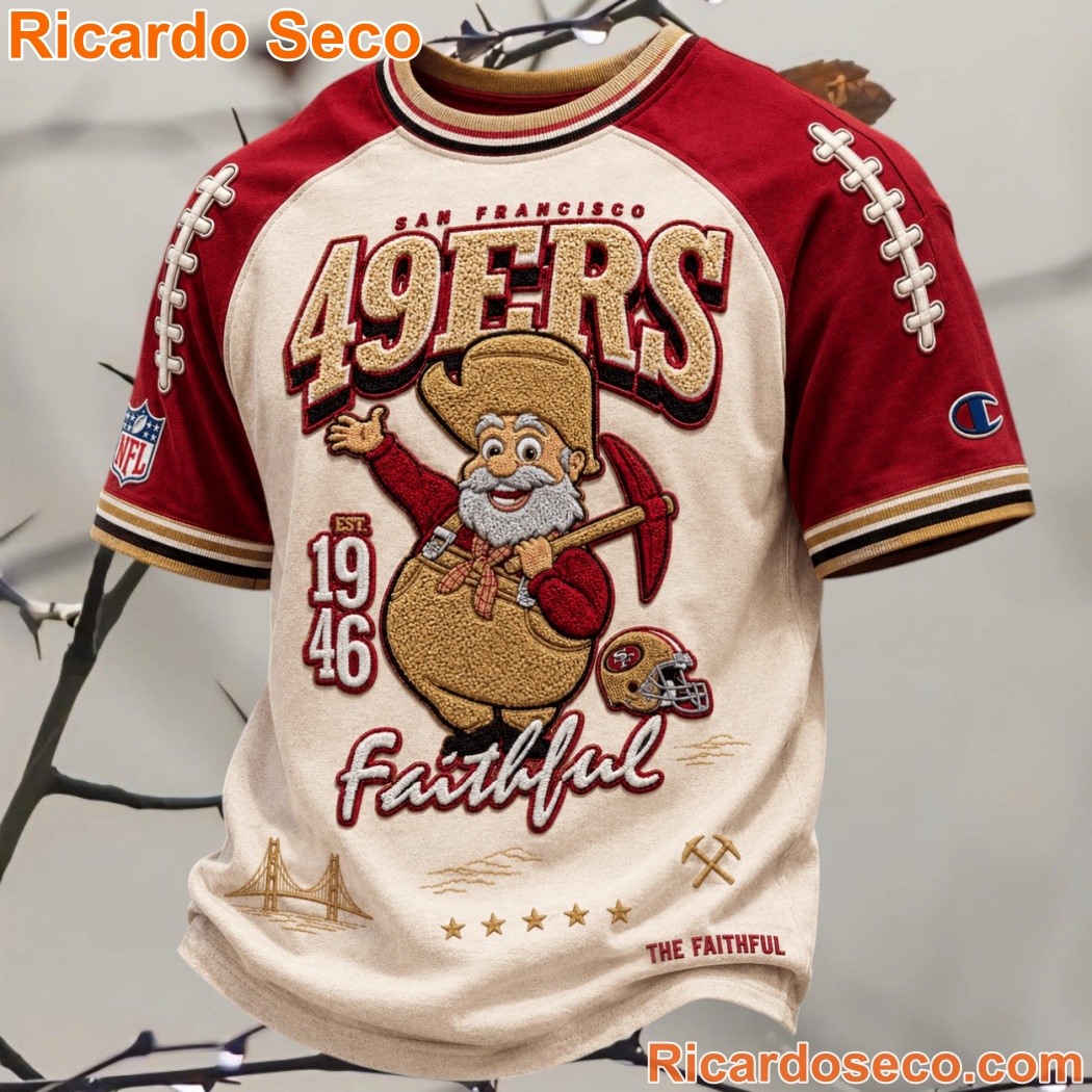 San Francisco 49ers Est 1946 Faithfull Premium 3D T-shirt 1jw2hED