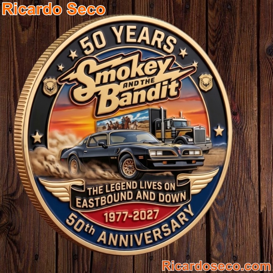 Smokey and the Bandit Est 1977 50 Years Commemorative Coin Smokey and the Bandit Est 1977 50 Years Commemorative Coin 420IazT