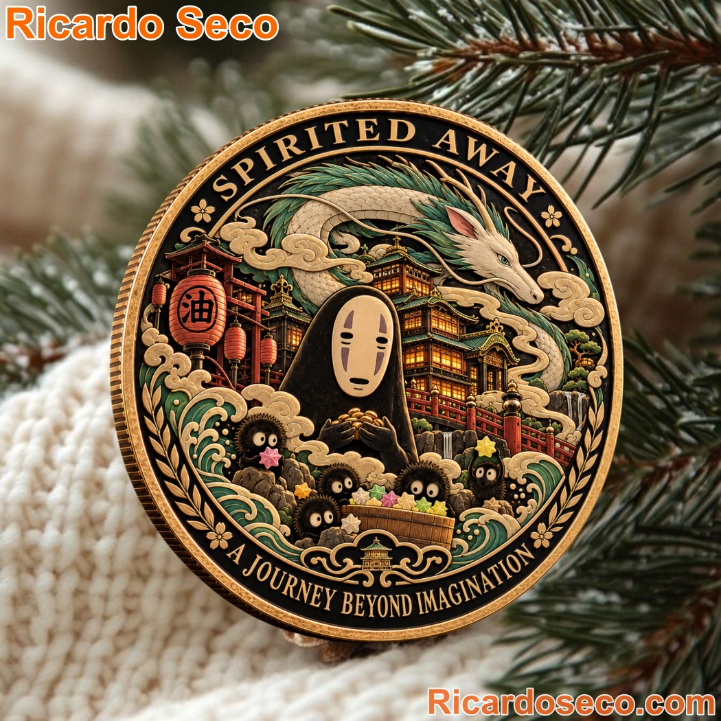 Spirited Away Sen to Chihiro no Kamikakushi 2001-2026 25 Years Commemorative Coin-a 2nVpQkL