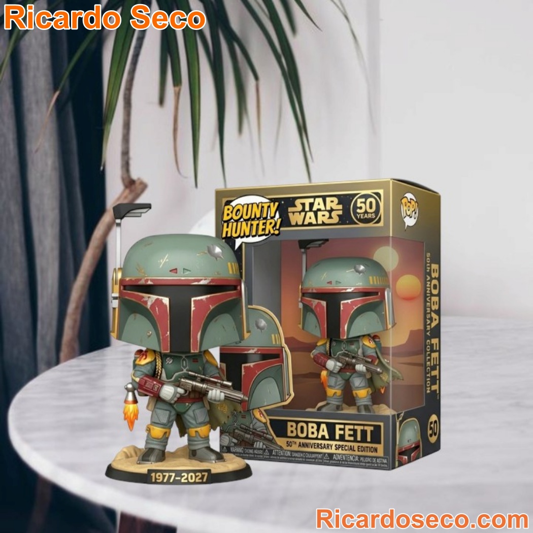Star War 1977-2027 50th Anniversary Boba Fett Shaped Figure Star War 1977-2027 50th Anniversary Boba Fett Shaped Figure xH8AnhU