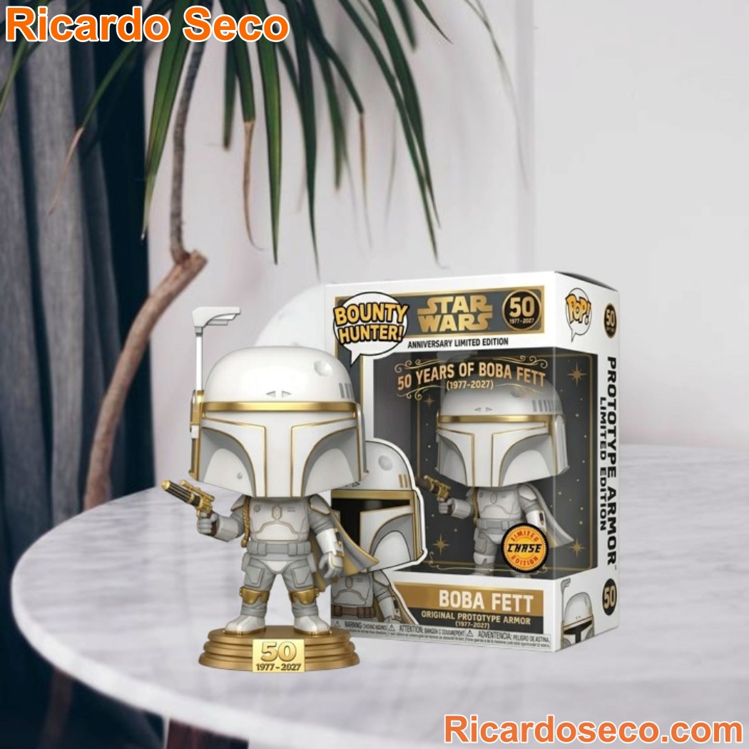 Star War 1977-2027 50th Anniversary Boba Fett Shaped Figure-a Star War 1977-2027 50th Anniversary Boba Fett Shaped Figure-a kM0IwFL