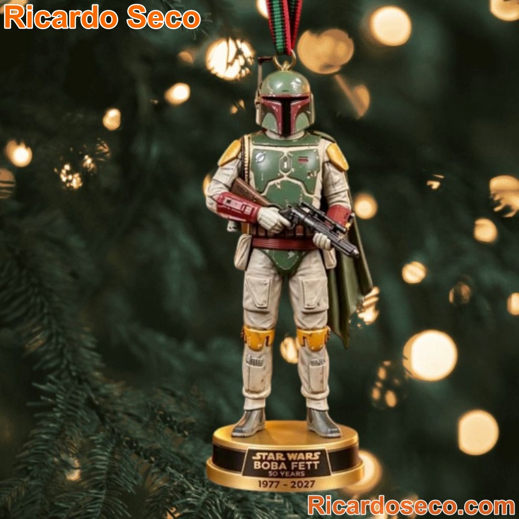 Star Wars 1977-2027 Boba Fett Christmas Ornament Star Wars 1977-2027 Boba Fett Christmas Ornament hsSljIu