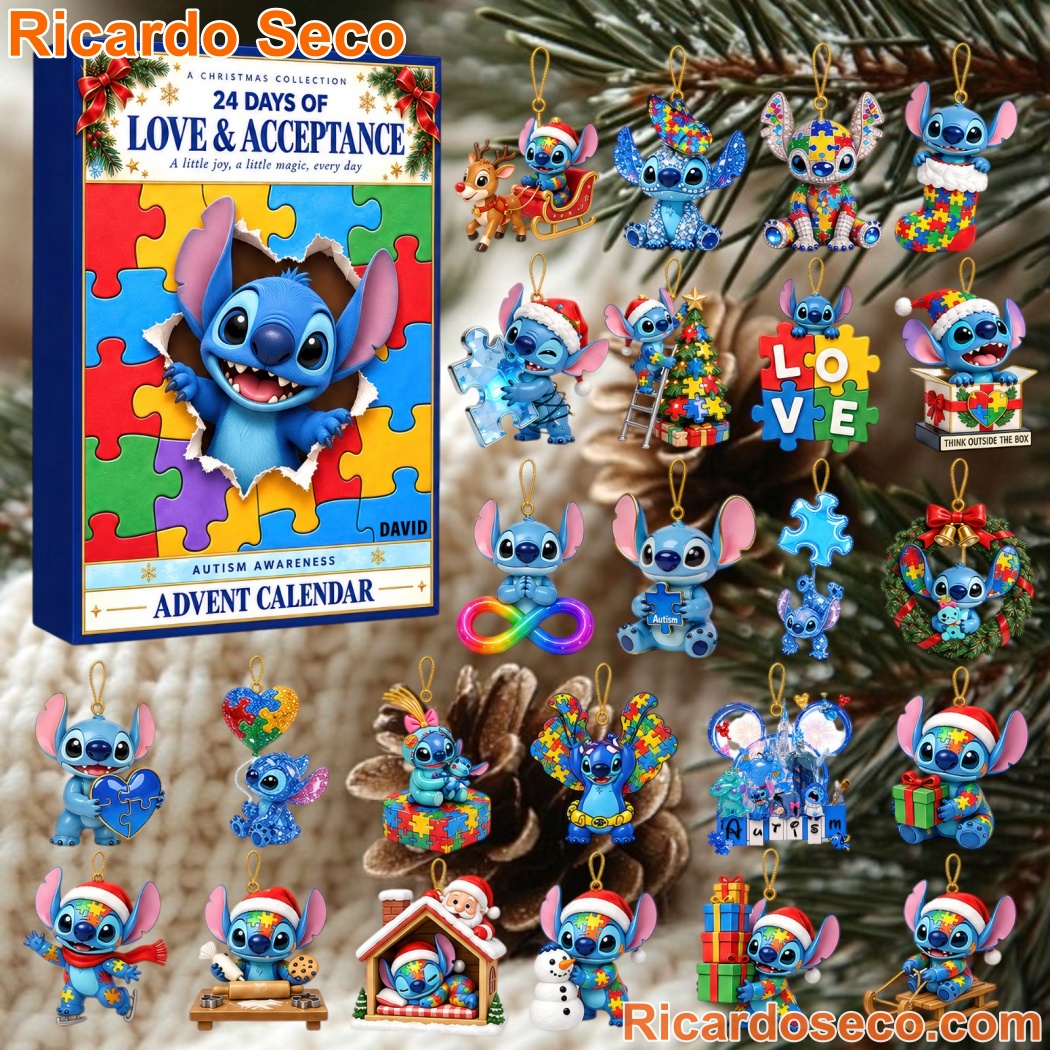 Stitch Love & Acceptance Autism Awareness 2026 Advent Calendar-a uP7sWTi
