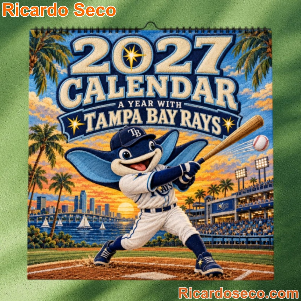 Tampa Bay Rays A Year With Rays 2027 Wall Calendar tbIVo4c