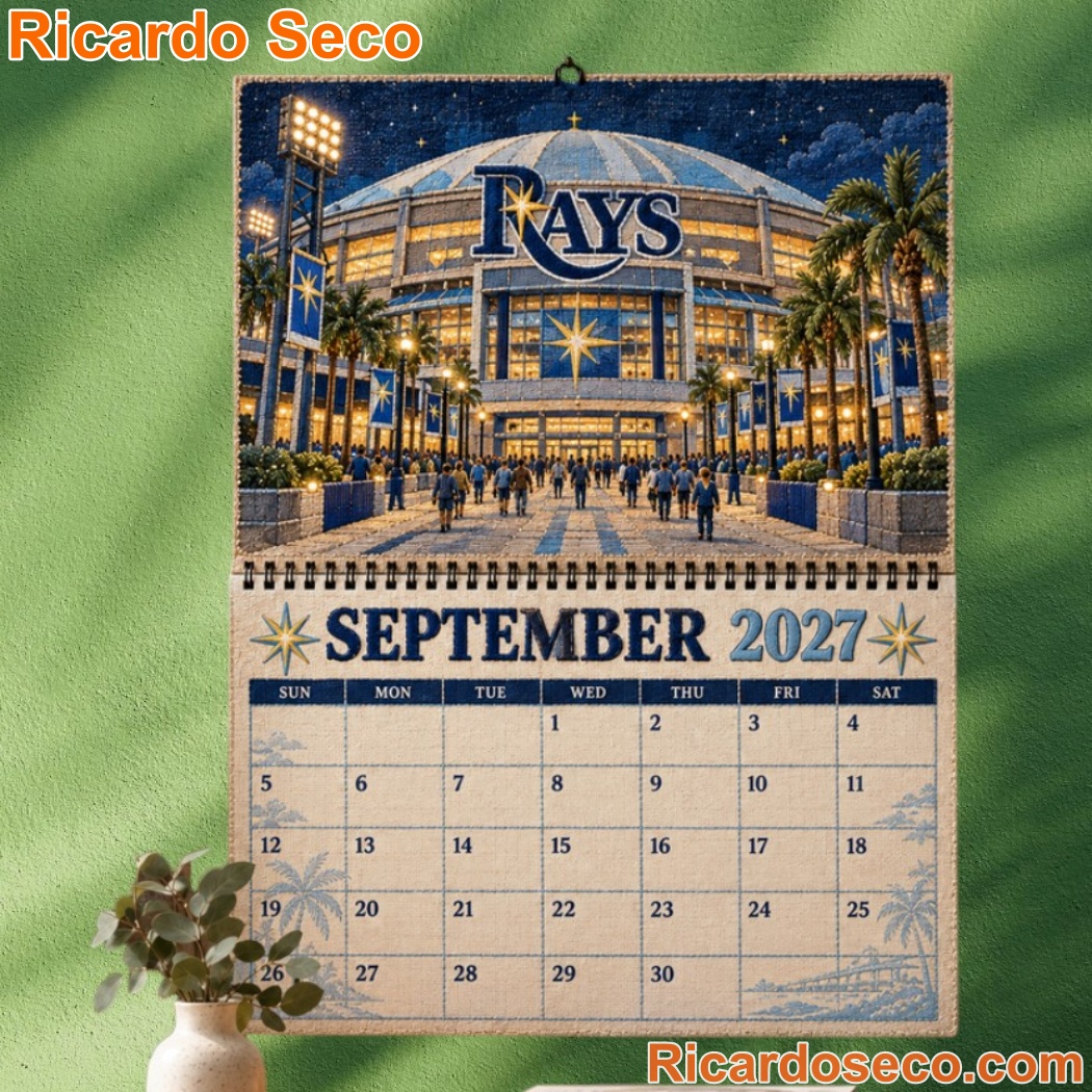 Tampa Bay Rays A Year With Rays 2027 Wall Calendar-b U1gFNBz
