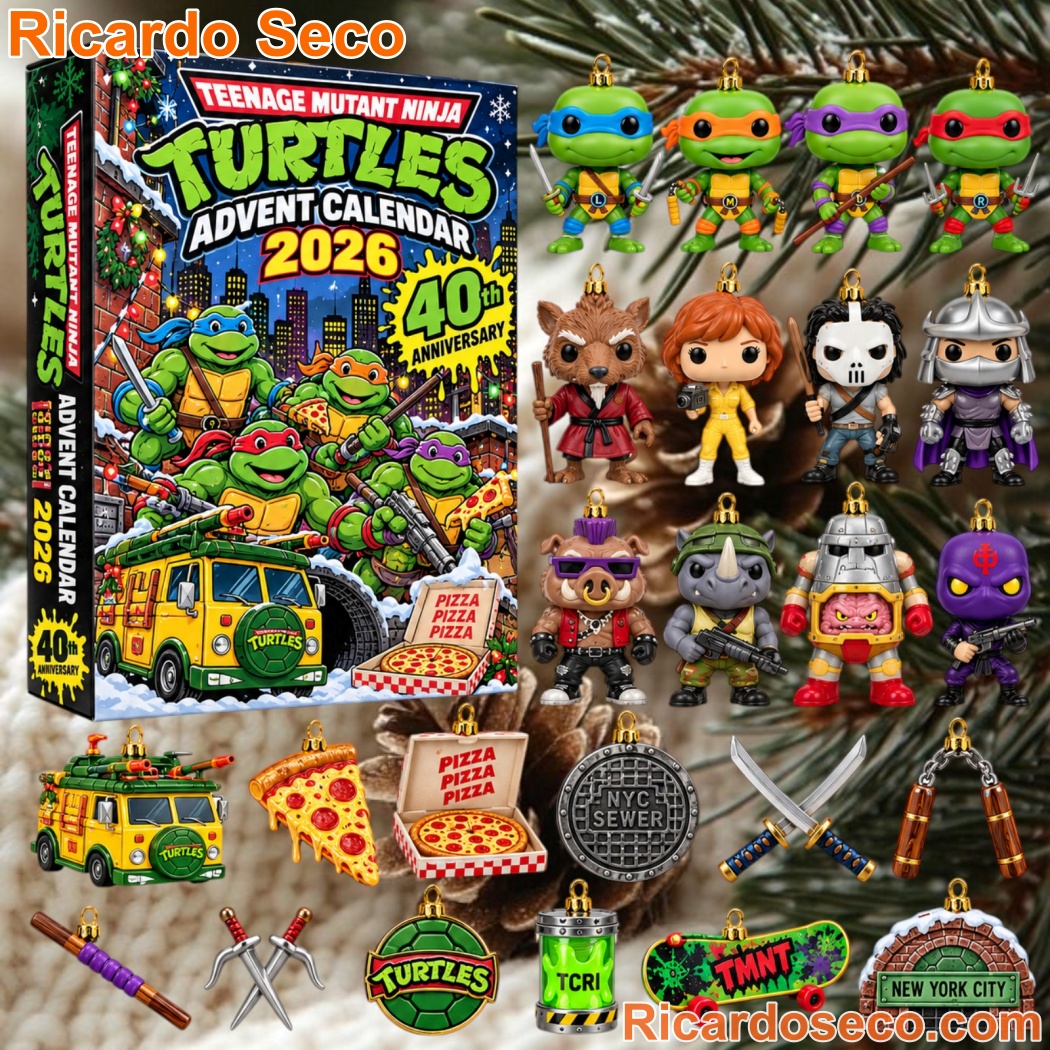 Teenage Mutant Ninja Turtles 40th Anniversary 2026 Advent Calendar-a V3YuHRm
