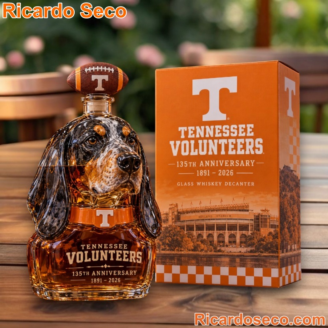 Tennessee Volunteers 1891-2026 135th Anniversary Whiskey Decanter 35dUYrG