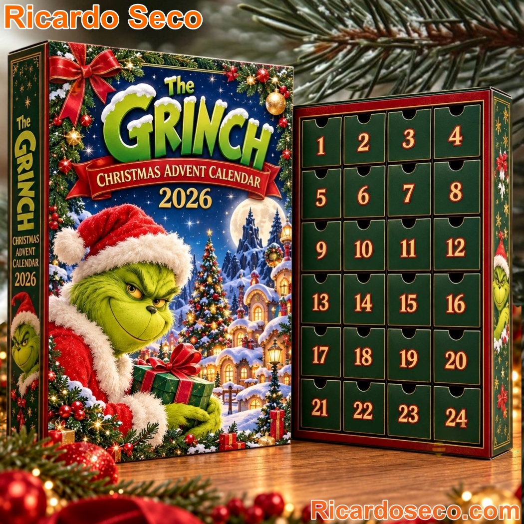 The Grinch Christmas 2026 Advent Calendar AByJiqm