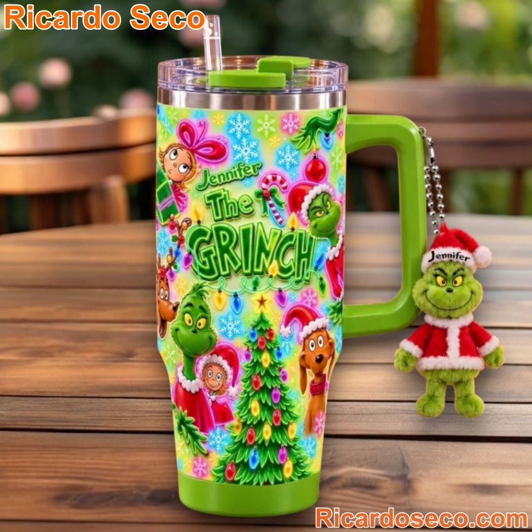 The Grinch Christmas Tumbler With Handle The Grinch Christmas Tumbler With Handle svlTO7w