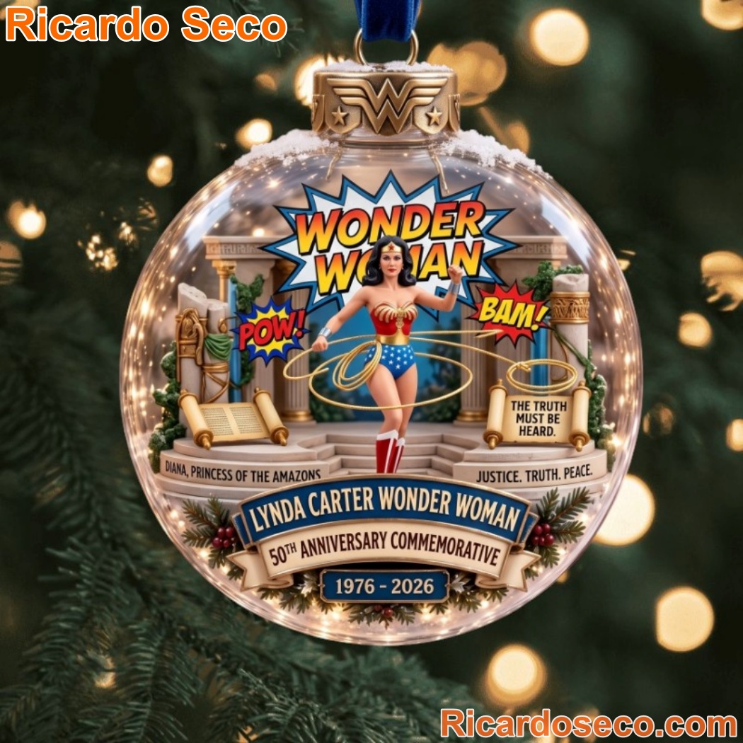 Wonder Woman Lynda Carter 1976-2026 Christmas Ornament Wonder Woman Lynda Carter 1976-2026 Christmas Ornament 43dPDNO